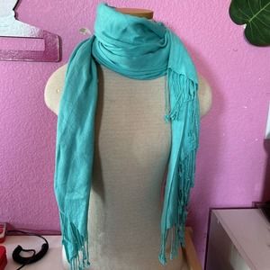 J Fracis Teal Green Soft Scarf 76x28